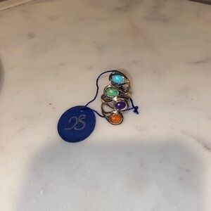 YS multi-color stone ring | Sz 7